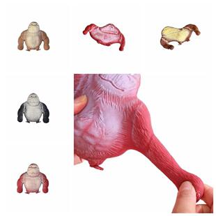 9cm Elastic Monkey Toy Creative Sress Relief Toys Lala Happ