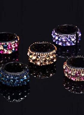 Fashion Rhinestone Hair Claws for Women Colorful Grab Clips