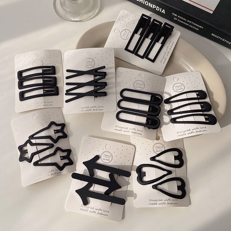 Way hair accessories black clips black clips one word clip