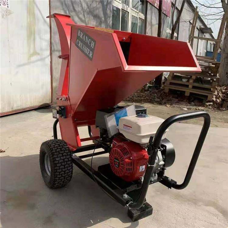 小型枝条粉碎机果园树林碎枝机湿树枝粉碎机