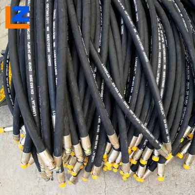 厂促厂销胶管 高压钢丝k缠绕橡胶软管工程机械液压油管高压橡胶品