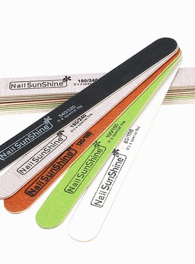 10PCS/Set New Strong Thick Wood Nail File Multi Grit Wooden