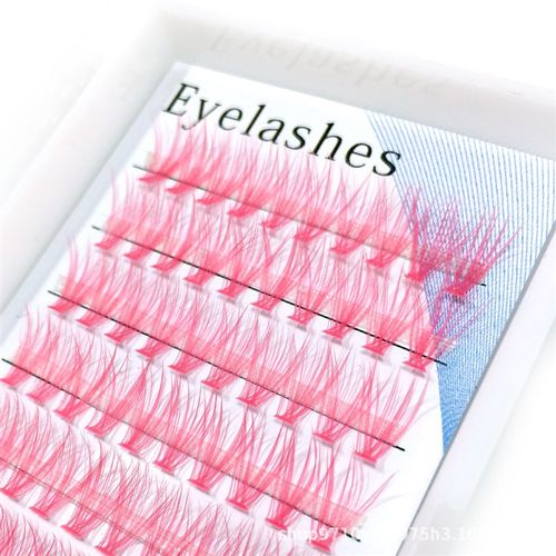 .Vertical grafting eyelashes Colorful stage money Hot melt h