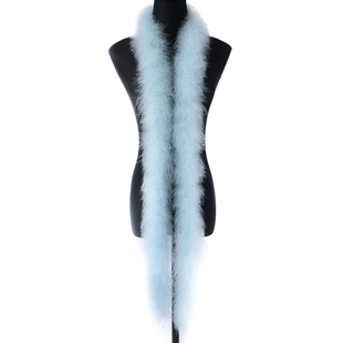 White fluffy Turkey Marabou Feather Boa 25g Soft Turkey Trim