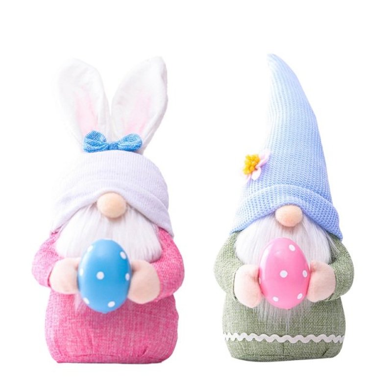Easter Bunny Dwarf Faceless Doll Fairy Doll Decoration House