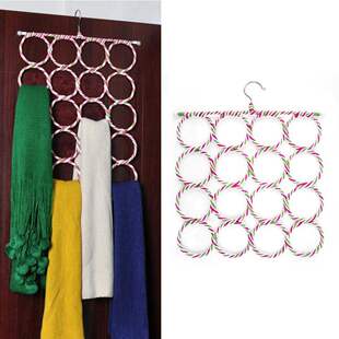 极速multi-function scarf shawl scarf belt tie hanger holder