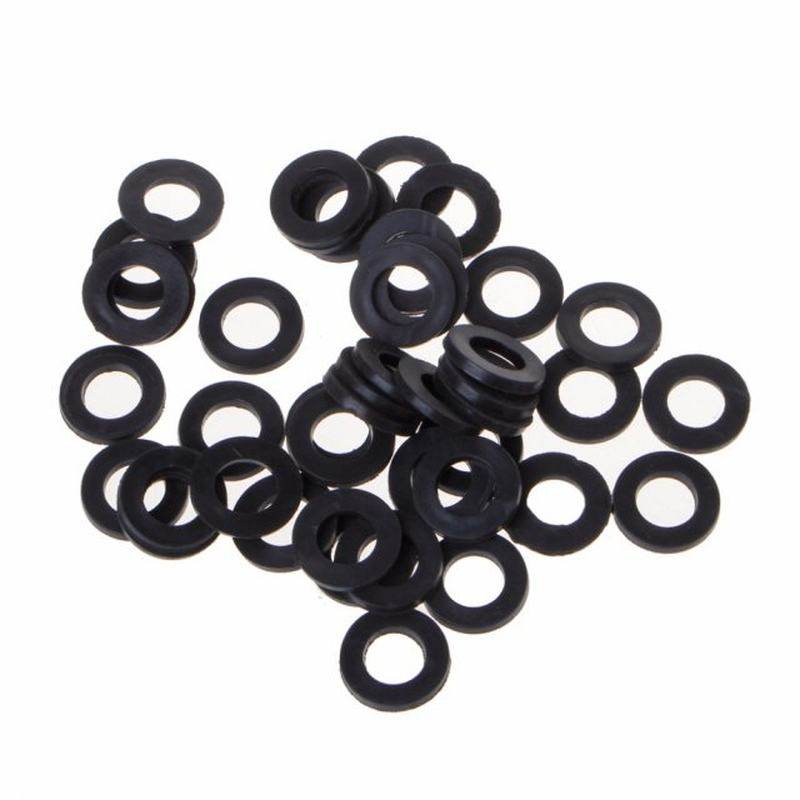 100pcs Flat Rubber Seal O-Ring Hose Gasket Rubber Washer Lot