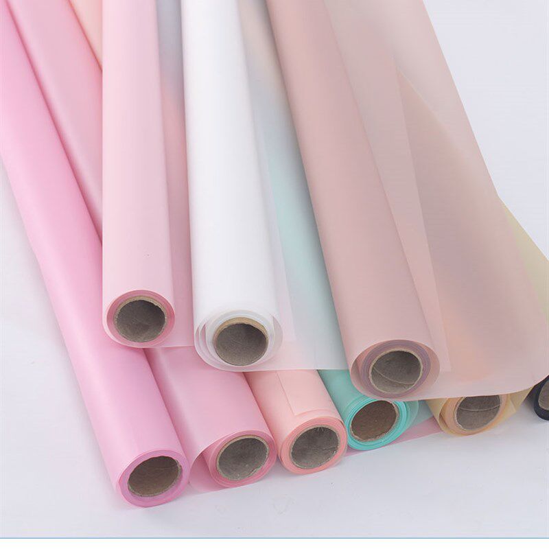 60cm11yards Roll New Color Fog Flowers Wrapping Paper Thick