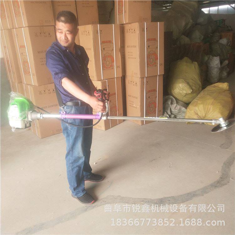 厂促四冲程打草机水稻收割机小麦割灌机汽油除草机侧挂背负式割品