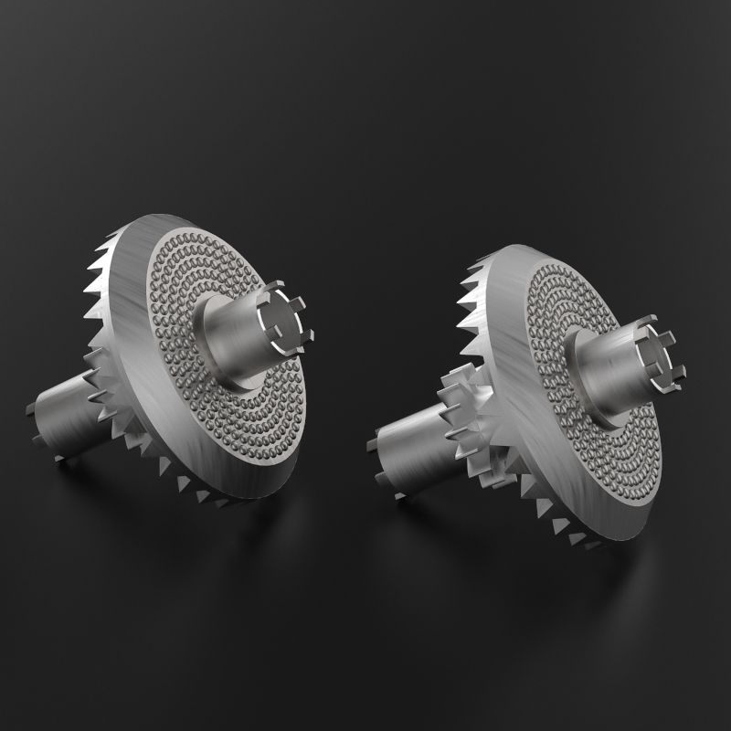 德岛渔轮通用金属齿盘渔线轮齿盘更换配件卷线器配件1000型8000型