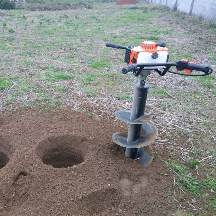 极速厂促大型植树造林打坑机 新型螺旋叶片挖坑机 道路旁边种树打