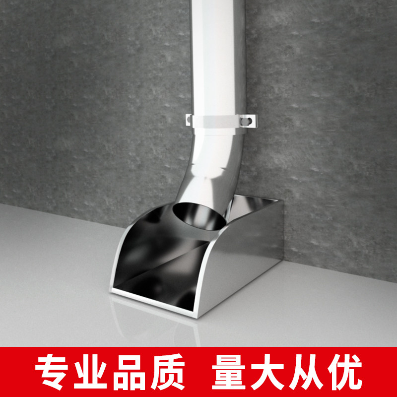 水簸箕不锈钢定制排水管下方雨水簸箕集水槽墙角接雨簸箕定制加工