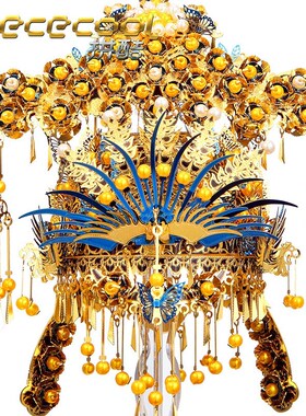 MMZ MODEL Piececool 3D Metal Model Kits Phoenix Coronet DIY