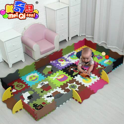 极速30*30cm/32*32CM Baby Puzzle Carpet Baby Play Mat