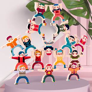 极速Stacking Board Game Jenga Set Balancing Building Blocks