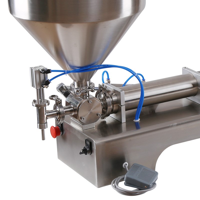 单头气动膏体灌装机胶水涂料酱料小型灌装机全自动定量液体灌装机