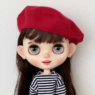 极速newNew Arrival Fashion Beret Hat for Blyth doll Pullip L