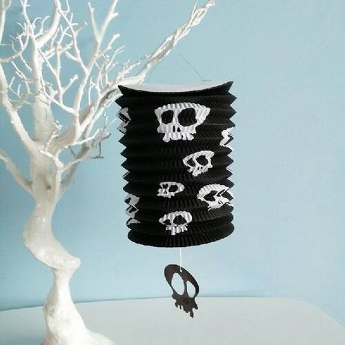 好货Halloween Paper Lantern Foldable Hanging Lantern Theme