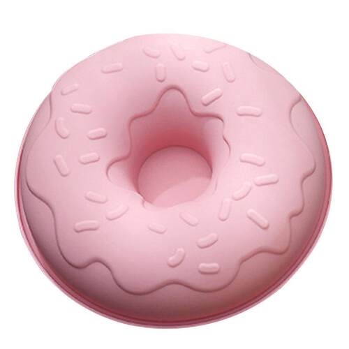 极速1Pc Doughnut Mold  Silicone Baking Mold Donut Casting Mo