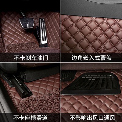 免拆360航空软包24款沃尔沃XC60 S90 V60 S60 XC90全包围汽车脚垫