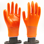 极速手套劳保工作耐磨工地干活PVC满挂胶全浸胶加厚加大耐油带胶