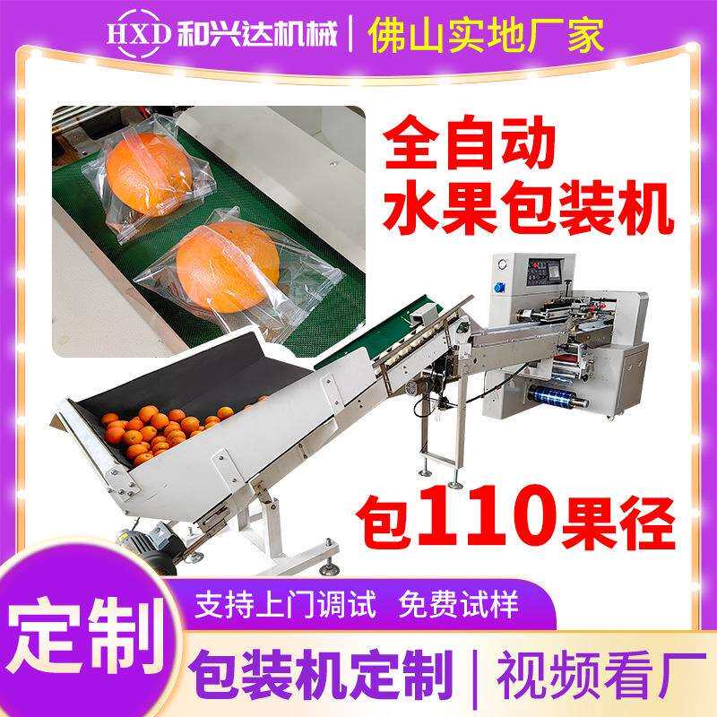 450X全自动上料水果包装机高速装袋柑橘包装机江西脐橙包装机