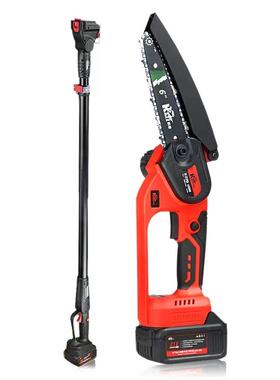 凯姿电锯KZ120大功率小型户外手持式长续航锂电户外手锯21V6寸