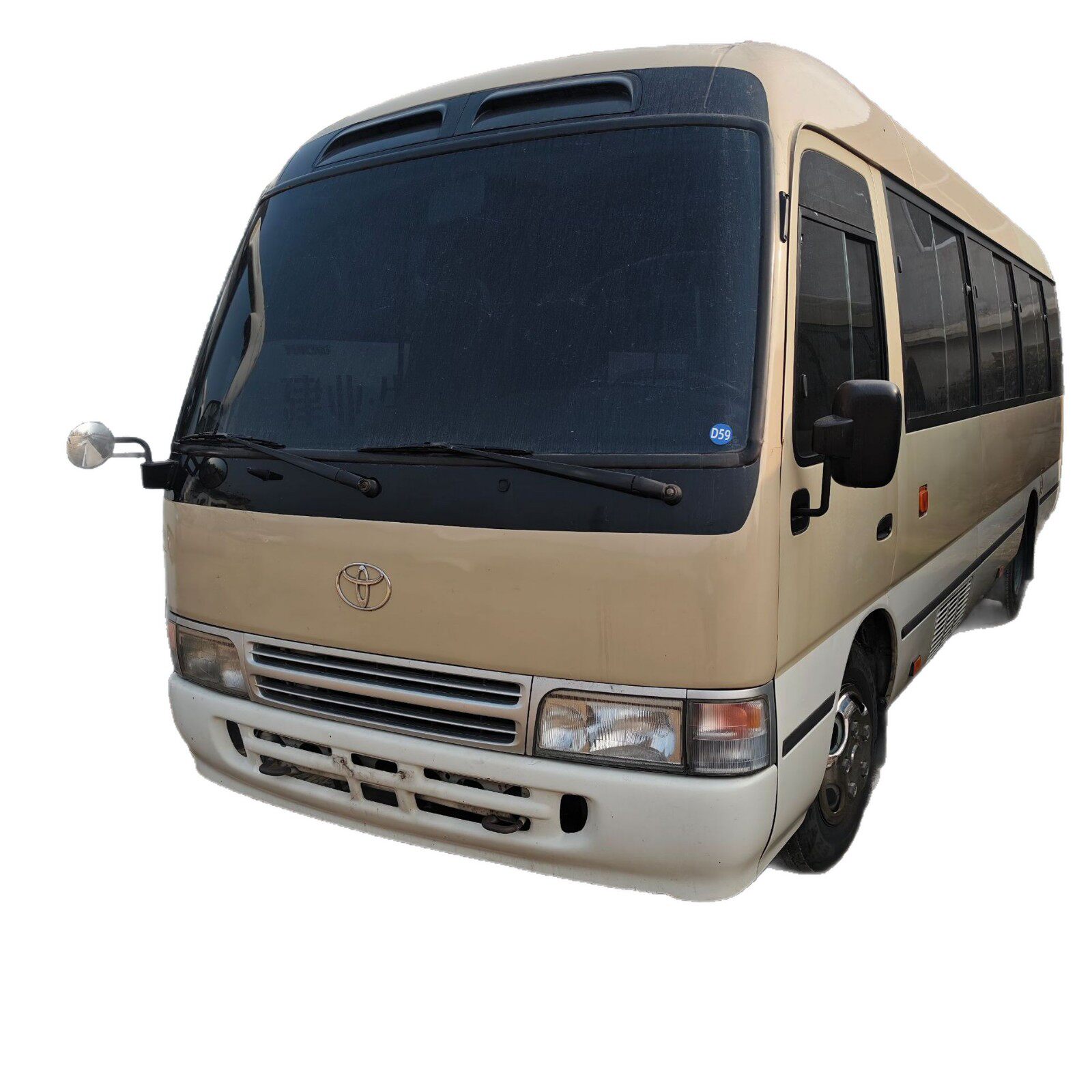 跨境出口非洲考斯特中小型客车19座23座舒适座椅商务豪华巴士车