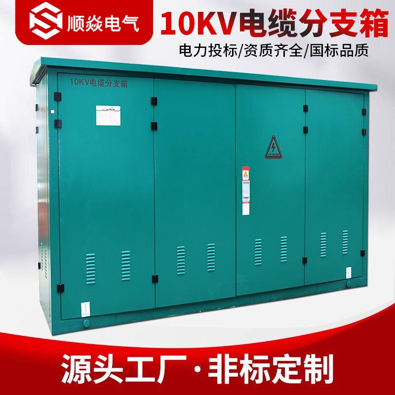 10KV高压电缆分支箱不锈钢铁壳分接箱一进二三出不锈钢户外分支箱
