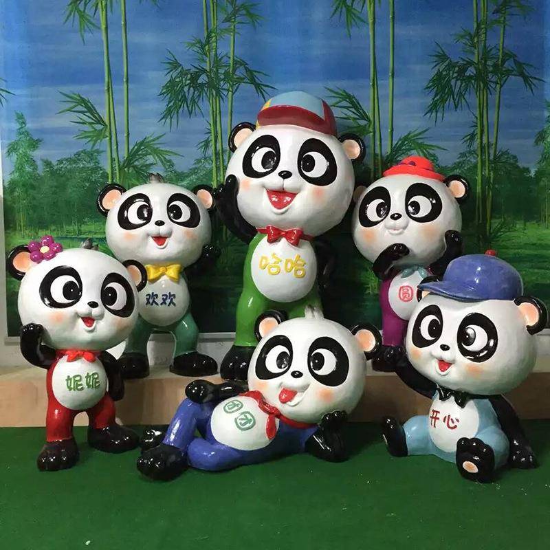 卡通玻璃钢雕塑商场美陈户外游乐园景观摆件可爱雕塑