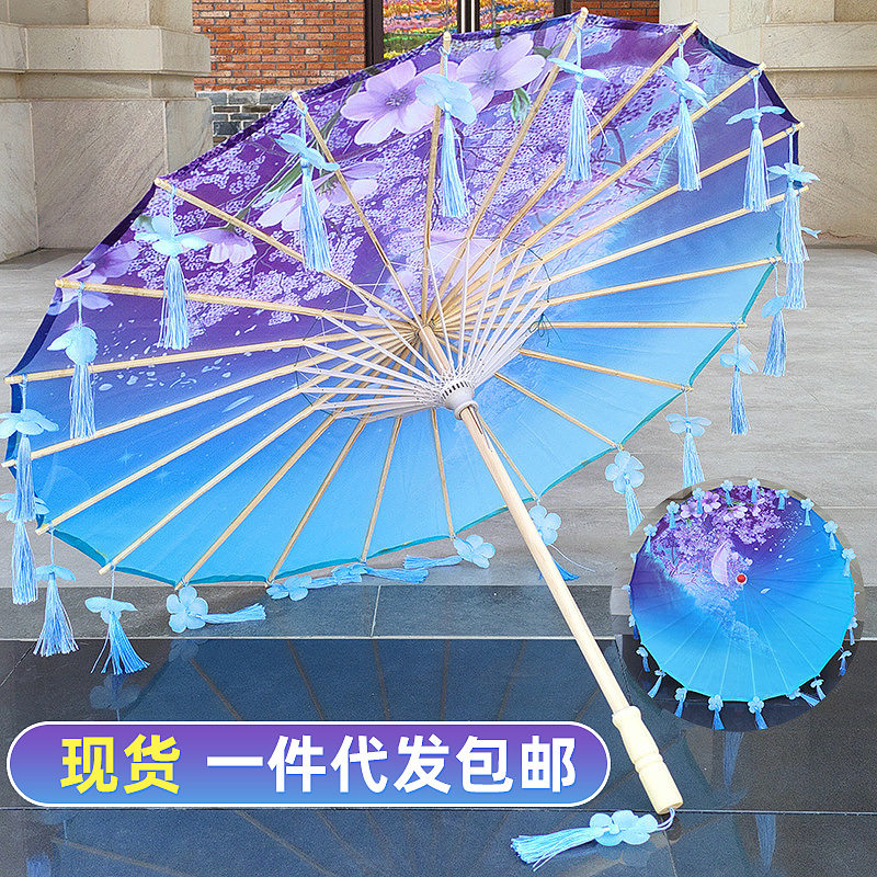 厂家批发油纸伞景区旅游工艺品摆摊雨伞舞蹈演出工艺伞手工