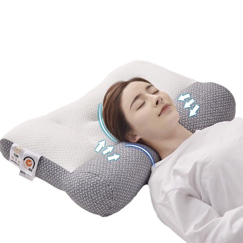 反弓牵引枕头护颈椎助睡眠枕芯A修复颈椎专用家用学生乳胶整头一