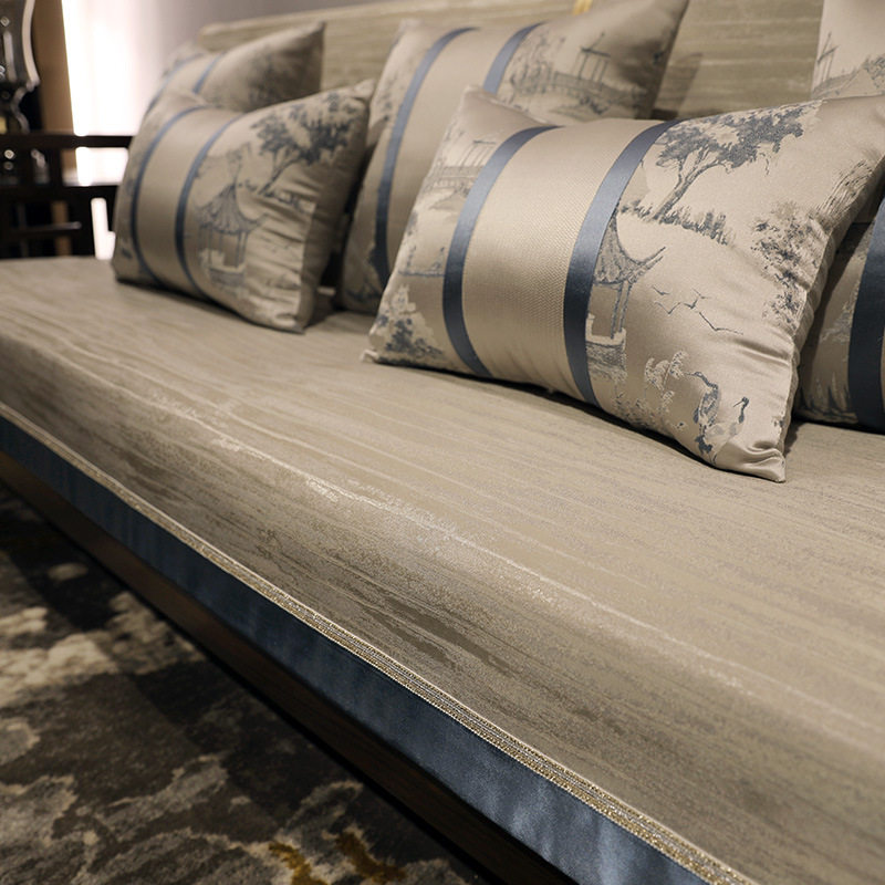 中式沙发垫笠防滑现代简约实木布艺沙发套沙发巾四季通用盖布