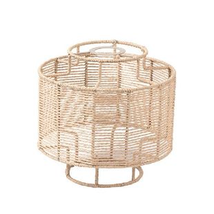 Rattan Pendant Lamp Shade Woven Chandelier Lampshade