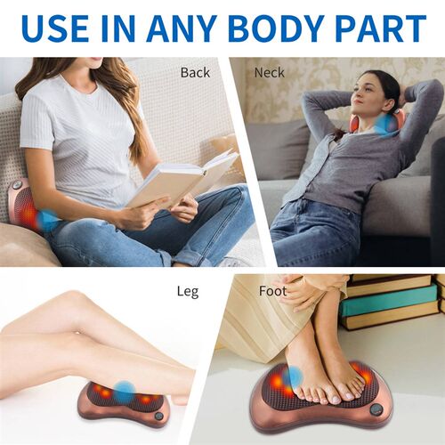 极速Massage pillow for back, neck and shoulders with heating