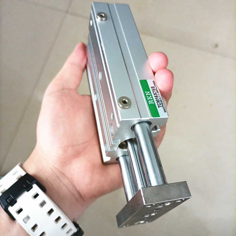 亚德客型气动三轴三杆带导杆气缸TCM63X50*75*100*150*200*250S