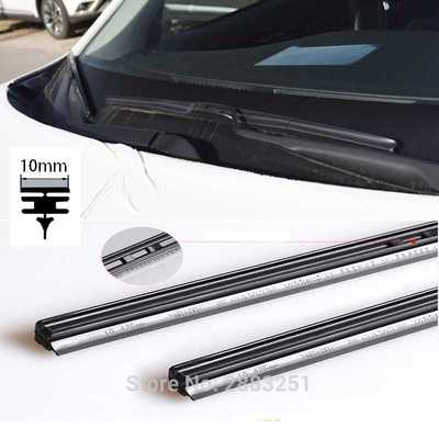 Free Shipping 2PCS C Wiper Blade Insert Rubber strip (Refi