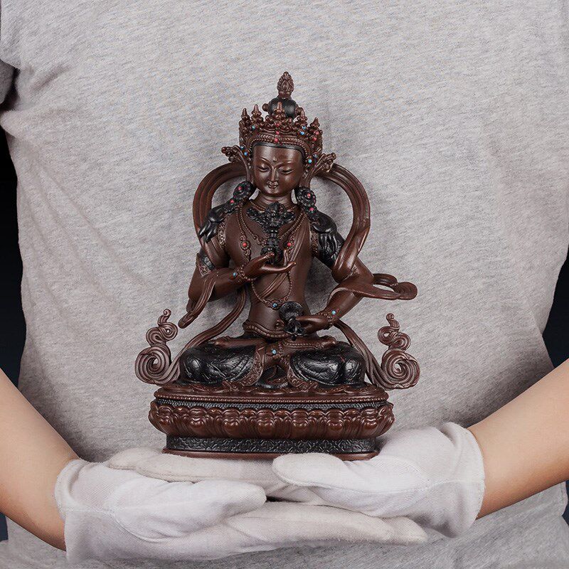 极速纯铜金刚萨埵佛像佛堂摆件密宗佛像工艺品家居饰品金刚萨锤铜