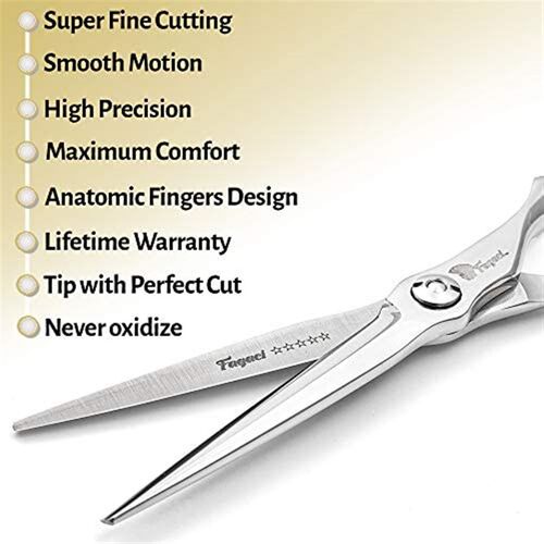 极速Fagaci Professional Hair Scissors 6 Razor Sharp Blades