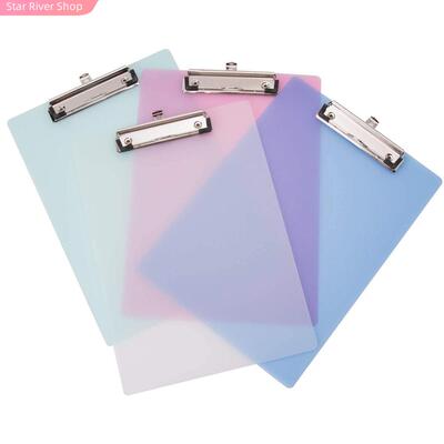 极速1Pcs A4 Transparent Clipboard Writing Pad File Folders D