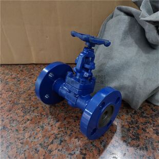 极速 64I法兰停止阀F11铬钼钢高温停止阀550高温高压法兰 J41Y