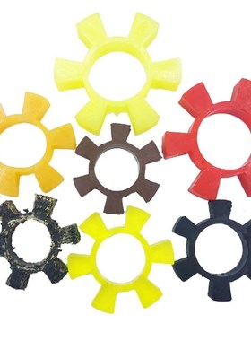 联轴器橡胶八角缓冲垫T154/170/195/200/21M0260聚氨酯L六角梅花