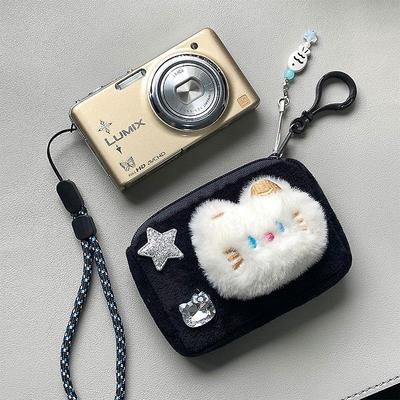 ccd收纳包斜挎防摔星星kitty猫佳能相机包卡通可爱零钱包耳机包