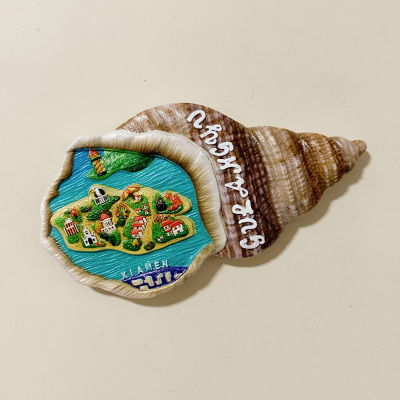 厦门鼓浪屿海螺地图立体彩