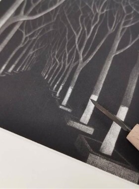 版画家油墨系列 铜版画刮刀 三角刮刀 凹版刮刀