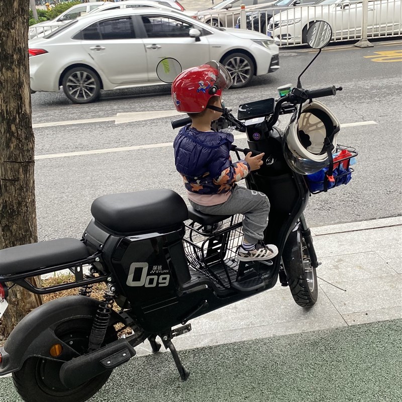 深远009电动车儿童座椅篮A7A8中箱T90储物座椅g05中筐通用改装配