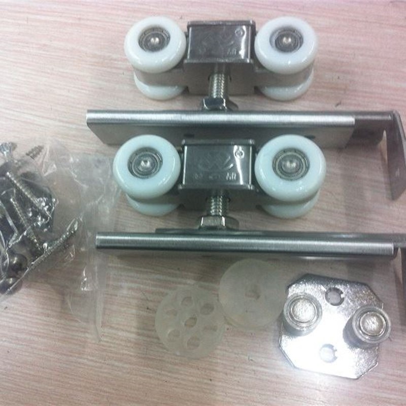 。厨房超静音吊轮八轮门滑轮拉门吊轮道吊滑木移门吊轮一副价