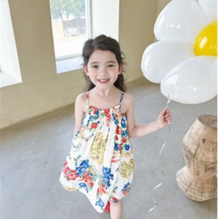 8岁童装 女童非洲洋装 clothes3 kid 演出吊带裙童裙African