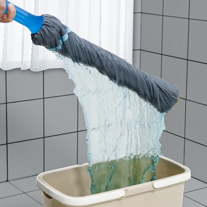 自拧水旋转拖把家用懒人免手洗拖把头老式布条拖布地拖墩布一拖净