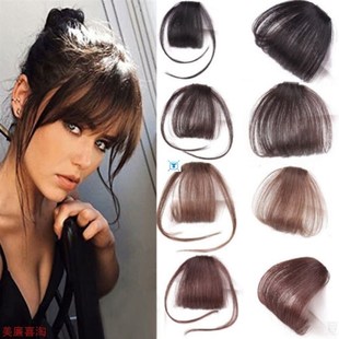 1pcs High Quality Hair Clips Fringe Hair Pieces False Synthe